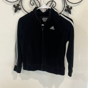 Kids Valour black jacket with full zip